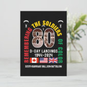 D-DAY NORMANDY LANDINGS第2次世界大戦80周年 シーズンカード (スタンド正面)