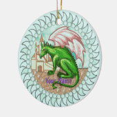 D Dragon ornament セラミックオーナメント (左)