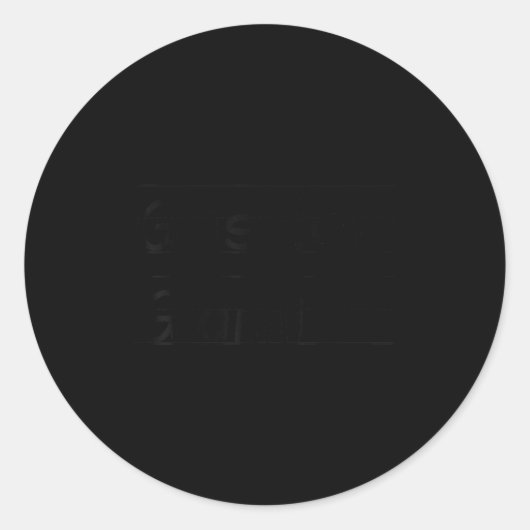 D G Is For Gianni Name Student Kindergarten  ラウンドシール (正面)