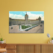 D & Hおよび仕訳帳の外部ビュー キャンバスプリント (インサイチュ (リビング))