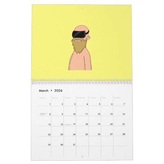 D.I.L.F.カレンダー カレンダー (3月 2026)