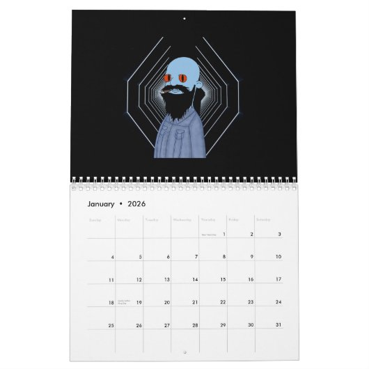 D.I.L.F.カレンダー カレンダー (1月 2026)