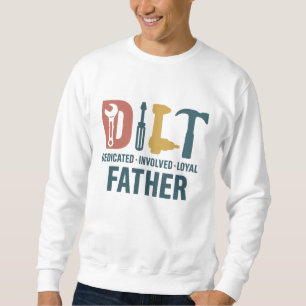 D.I.L.F. PNG – 献身的な関与する忠実な父のおもしろい スウェットシャツ