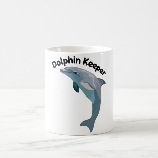 D is for Dolphin Keeper コーヒーマグカップ (中央)