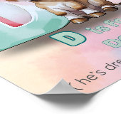 D is for Donkey – Dreamy and Determined ABC Poster ポスター (角)