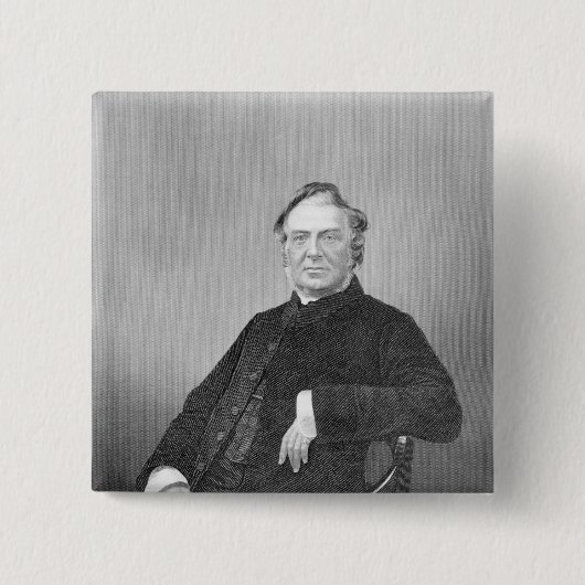 D.J. Pound著刻まれる牧師のヒューStowell 缶バッジ (正面)