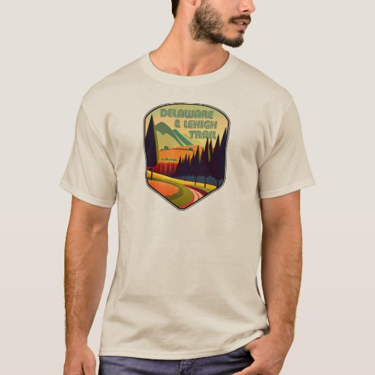 D&Lトレイルペンシルバニアカラー Tシャツ (正面)