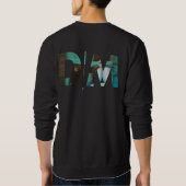 D|M青のEssense スウェットシャツ (裏面)