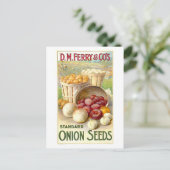 D.M.フェリー&株式会社ヴィンテージオニオンシード広告ズ ポストカード (スタンド正面)