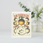 D.M.フェリー&株式会社ヴィンテージカニップシード広告ズ ポストカード (スタンド正面)