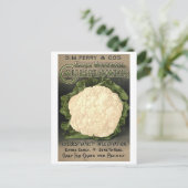 D.M.フェリー&Co.カリフラワー種広告 ポストカード (スタンド正面)