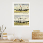 D.M.N. Stouffer 1864によってIronclad Alexandria ポスター (キッチン)