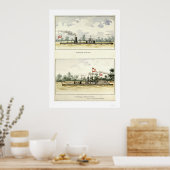 D.M.N. Stouffer 1864によってIronclad Onota ポスター (キッチン)