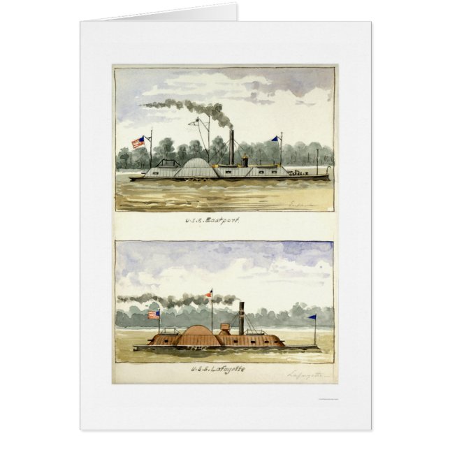 D.M.N. Stouffer 1864年著甲鉄のEastport (正面)