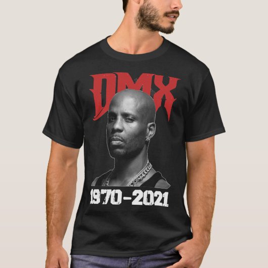 D.M.X.rip dmx 1970-2021ベーシック・クラシックTシャツ Tシャツ (正面)