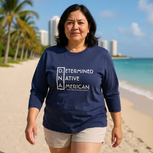 D.N.A – 決定された先住民アメリカン トライブレンドＴシャツ