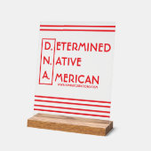 D.N.A - Determined Native American アクリルサイン (傾斜)