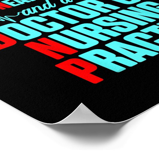 D N P看護の医師の近く完全R N ポスター (角)