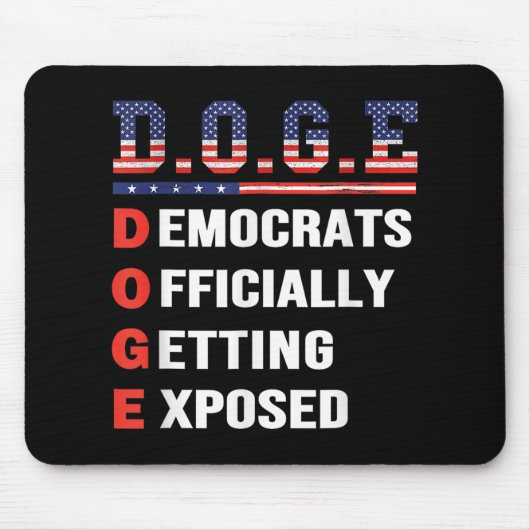D.O.例えば、政府効率UのDoge部門 マウスパッド (正面)