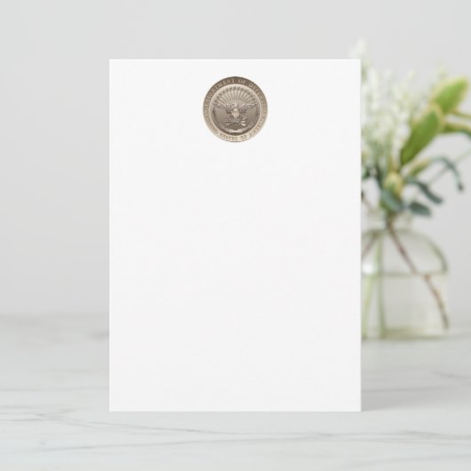 D.O.Dの政府の紋章 招待状 (スタンド正面)