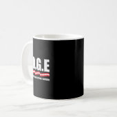 D.o.g.e ドージ 犬 政府効率化省T コーヒーマグカップ (正面左)