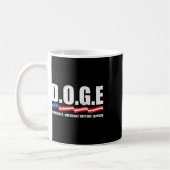 D.o.g.e ドージ 犬 政府効率化省T コーヒーマグカップ (左)