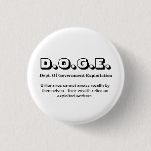 D.O.G.E.政府開発部..... 缶バッジ