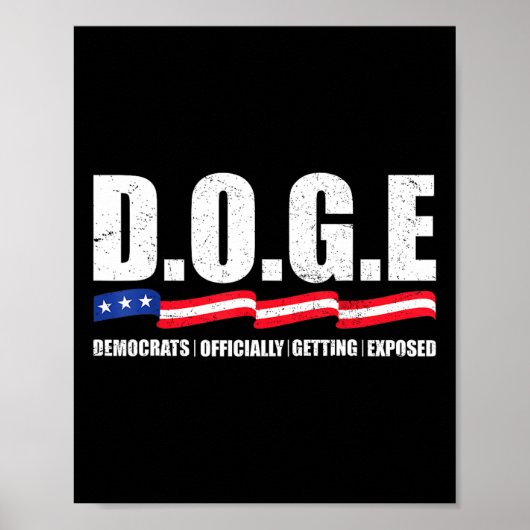 D.o.g.e Doge 政府効率化局 T ポスター (正面)