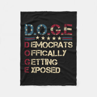 D.o.g.e Doge 政府効率化局 U フリースブランケット