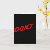 D.o.n.t. - Don't Let Me Drink Milk It Makes My Tum カード (黄色い花)