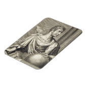 D. Octavius Augustus （紀元前63年～14年）Roの皇帝 マグネット (左側)