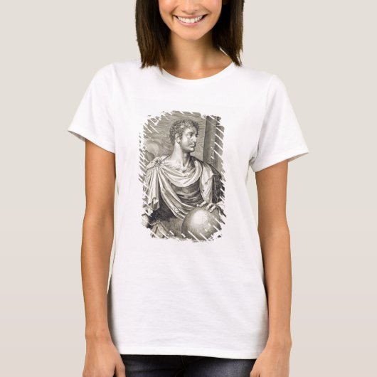 D. Octavius Augustus （紀元前63年～14年）Roの皇帝 Tシャツ (正面)