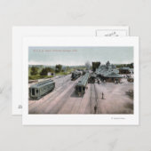 D＆R G鉄道デポ ポストカード (正面/裏面)