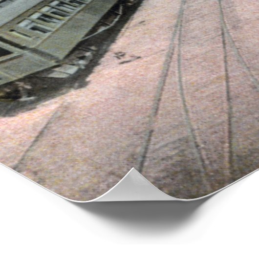 D & R G鉄道倉庫 ポスター (角)