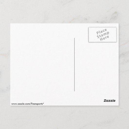 D&RGW "California Zephyr"観測付き"Silver ポストカード (裏面)