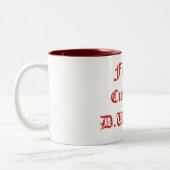 D.U.M.B.の治療法を見つけよう - カスタマイズ ツートーンマグカップ (左)