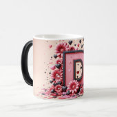 D Valentine Alphabet 3D モーフィングマグカップ (正面左)