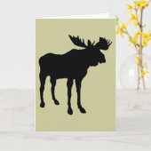 Daのアメリカヘラジカ カード (黄色い花)