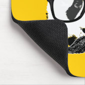 Daのディスコの髭Pandaz マウスパッド (コーナー)