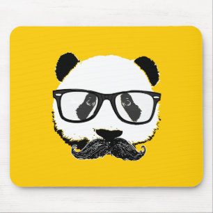 Daのディスコの髭Pandaz マウスパッド