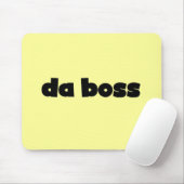 DaのボスのTシャツおよびギフト マウスパッド (マウス)