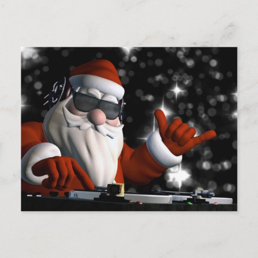 Daの家のサンタ シーズンポストカード (正面)