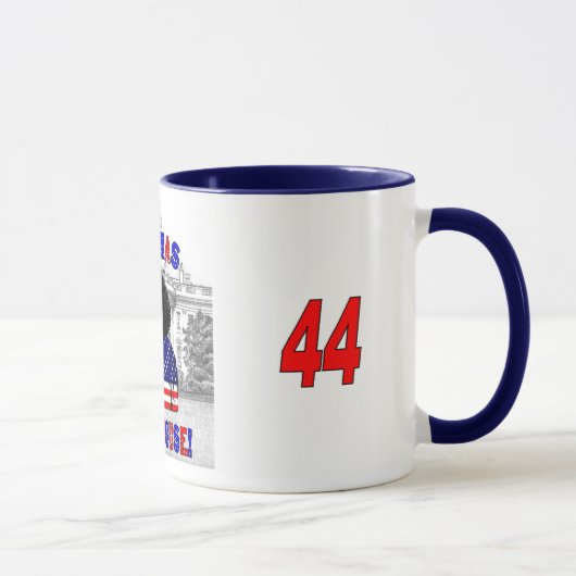 Daの家のマグのObamas マグカップ (右)