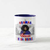Daの家のマグのObamas マグカップ (中央)