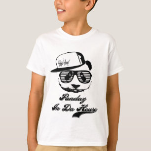 Daの家のPandaz。 ゲットーのパンダ Tシャツ