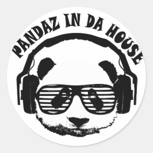Daの家のPandaz ラウンドシール