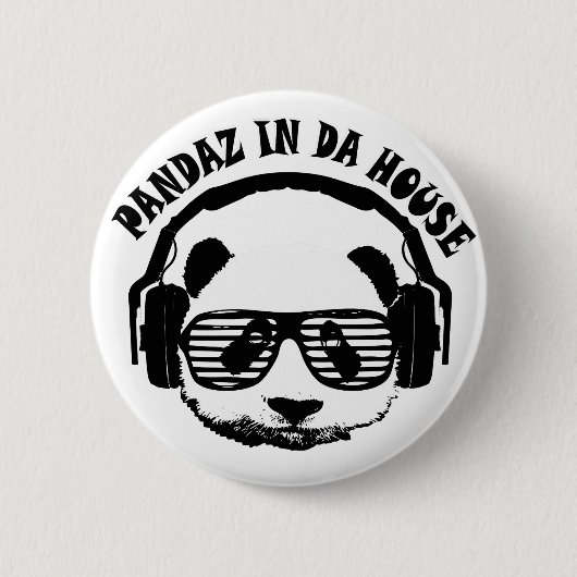 Daの家のPandaz 缶バッジ (正面)