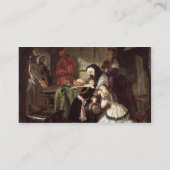 DaへのMarieアントワネットの(1753-93年の)最終さようなら 名刺 (裏面)