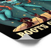 Daグランド女性のカーボーイラインのブーツでファン ポスター (角)