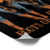 Daグランド女性のカーボーイラインのブーツでファン ポスター (角)